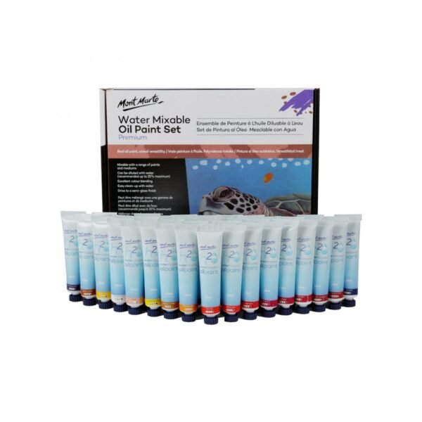 Mont Marte - Premium Water Mixable Oil Paint Set