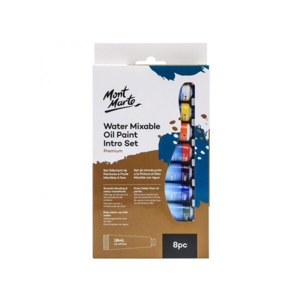 Mont Marte - Water Mixable Oil Paint Intro Set