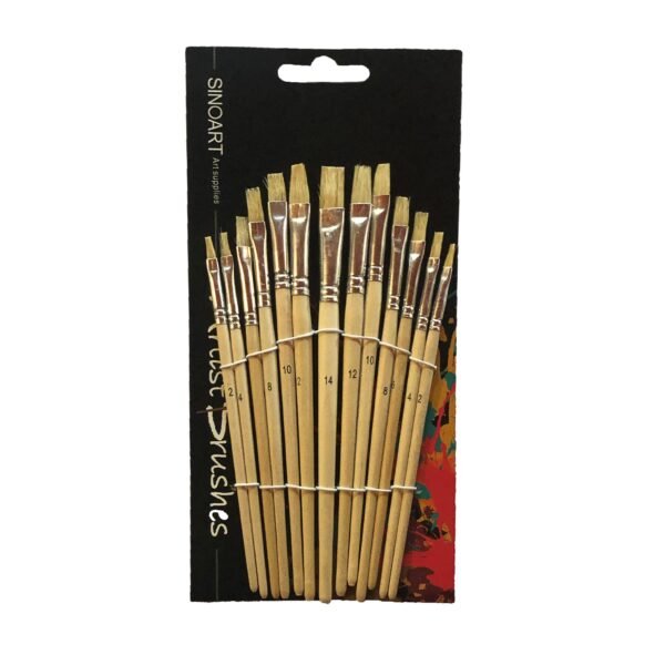 SINOART Artist Mini Flat Brush Set